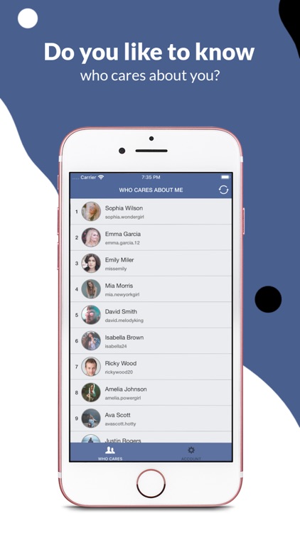Who Cares Profile for Facebook