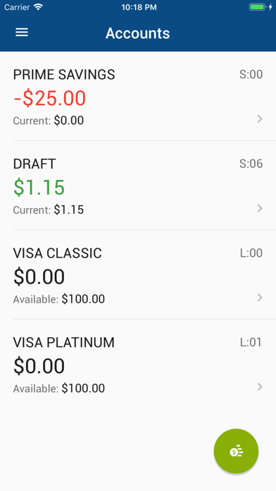 Duke Credit Union i-Mobile screenshot 2