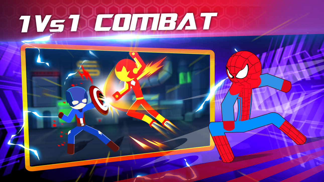 Super Stickman Heroes Warriors Hack screenshot 1 - iOS game interface