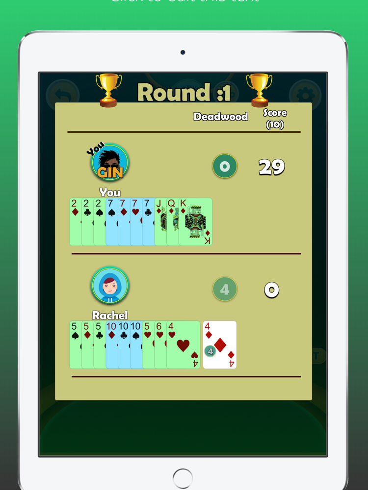 gin rummy offline card game app for iphone free download