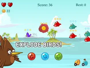 Bird Blow Up, game for IOS