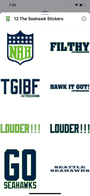 12 The Seahawk Stickers(圖7)-速報App