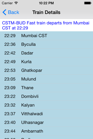 Mumbai Local Train Timetable - náhled