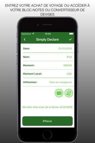 Simply Declare Travel App PRO screenshot 2