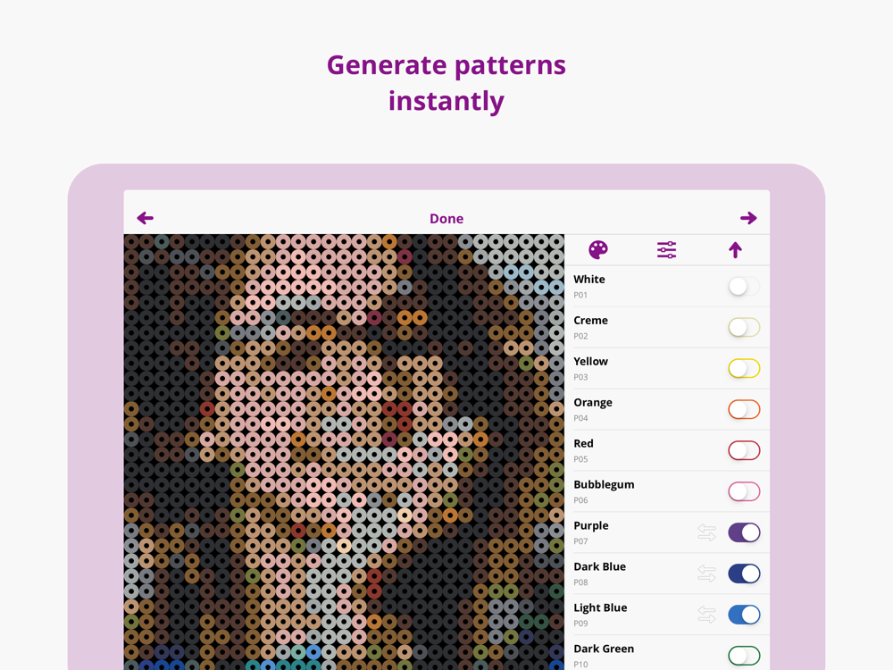 Perlypop Perler beads App for iPhone Free Download Perlypop Perler