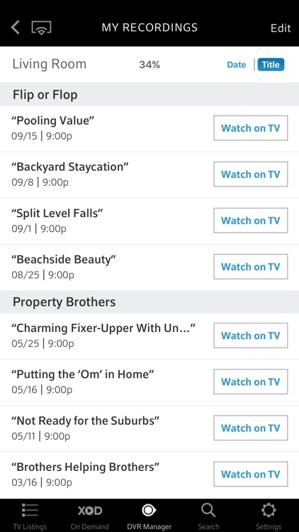 xfinity remote app