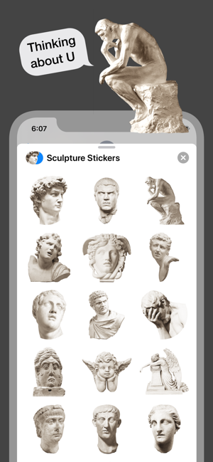 ‎Sculpture Stickers Screenshot