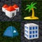 Train your brain with more puzzle games from "100 Logic Games" : More Tents and Skyscrapers, variants and bonus City Planner