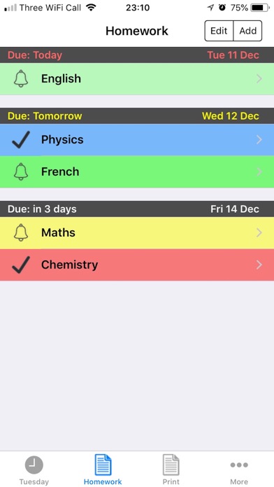 How to cancel & delete School Timetable from iphone & ipad 2