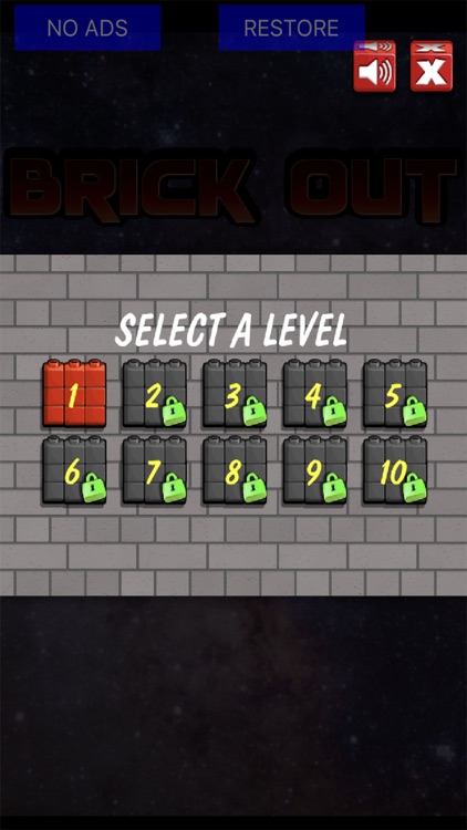 Brick Out Classic Game