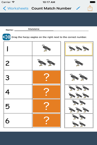 GoWorksheet - náhled