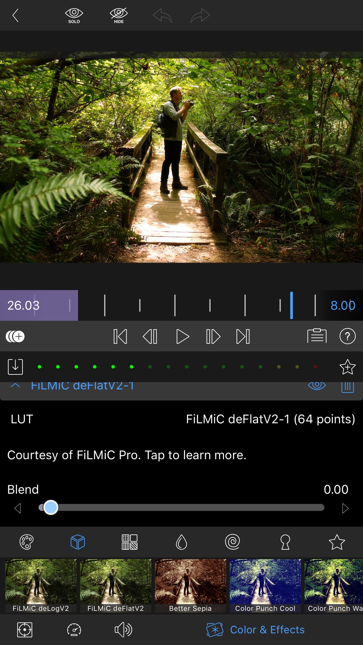 Screenshot do app LumaFusion