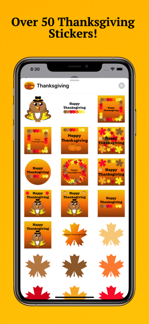 Thanksgiving Holiday Stickers.(圖2)-速報App