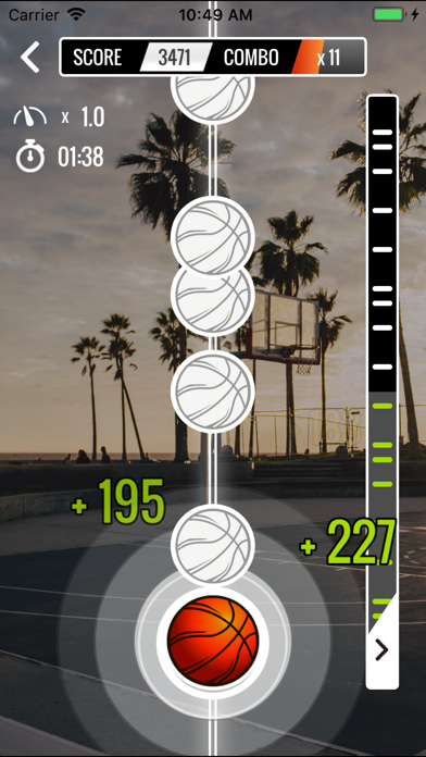 Beatballer Basketball App screenshot 2