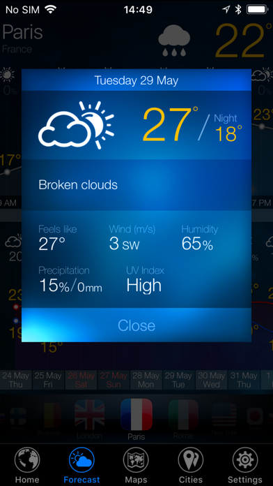 3D Earth - weather widget