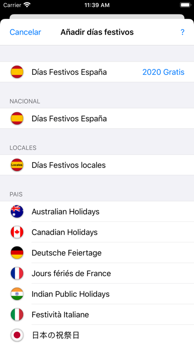 How to cancel & delete Días festivos España from iphone & ipad 1