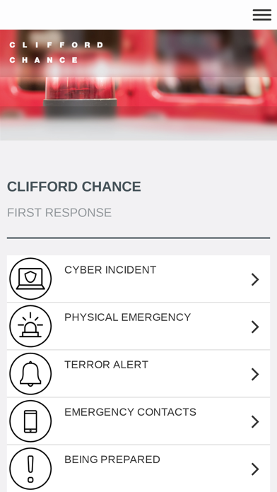How to cancel & delete CLIFFORD CHANCE FIRST RESPONSE from iphone & ipad 1