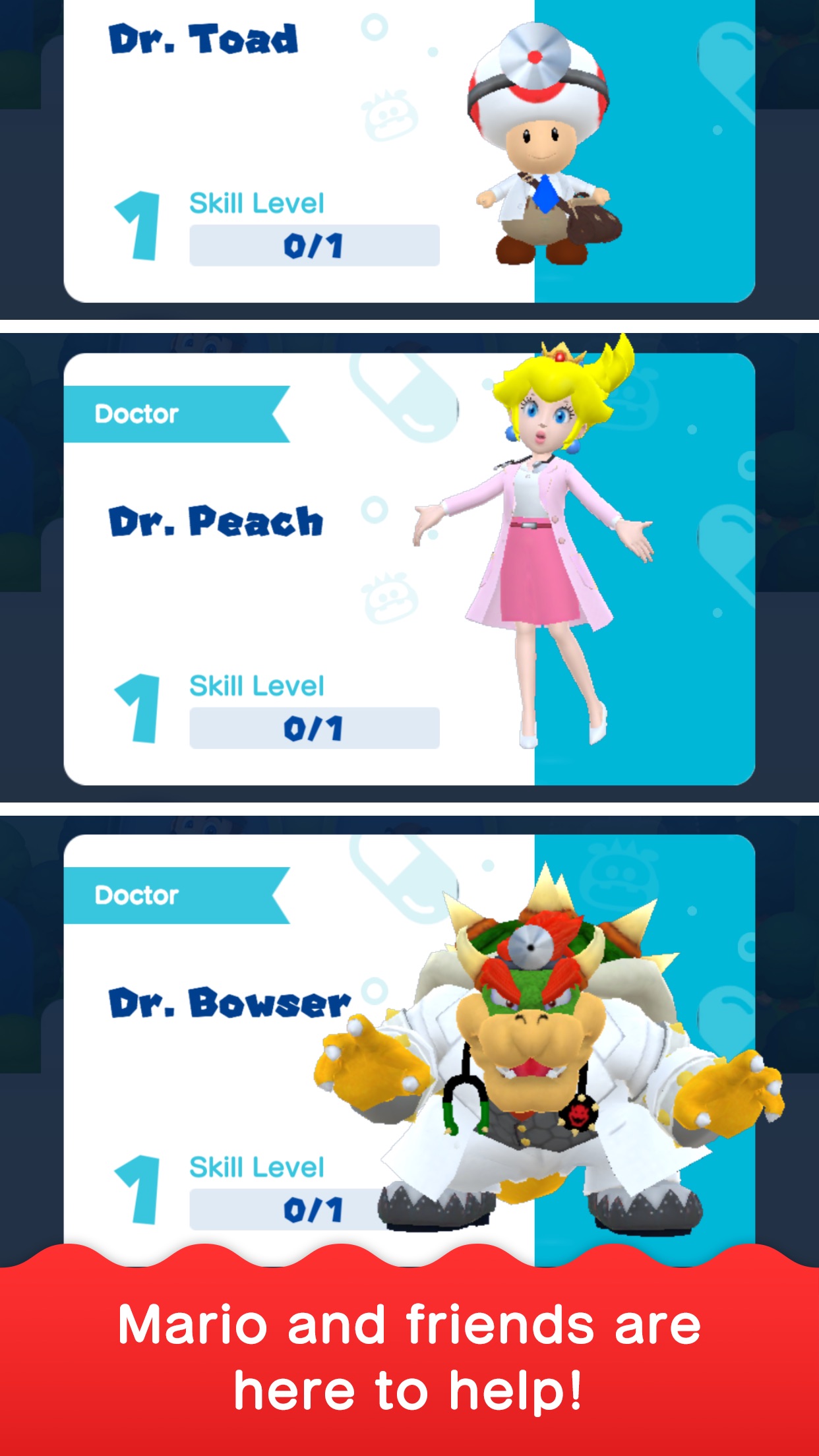 Screenshot do app Dr. Mario World