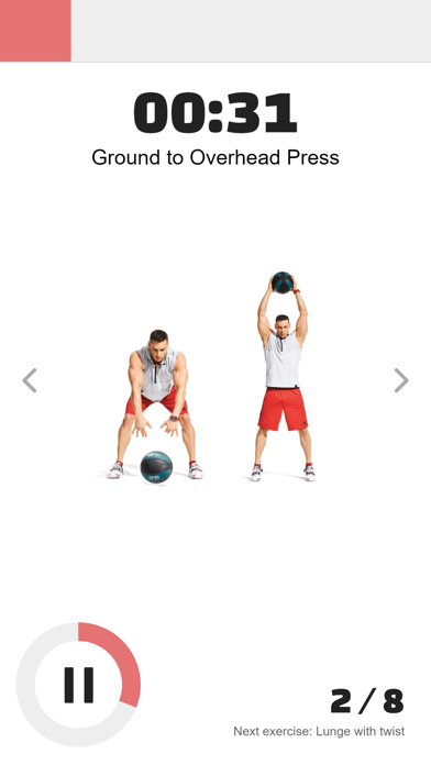 Medicine Ball Workout Plan screenshot 2