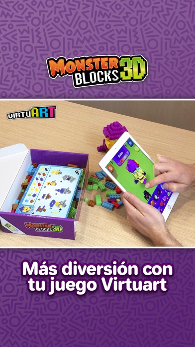 screenshot of Monster 3D Blocks 8