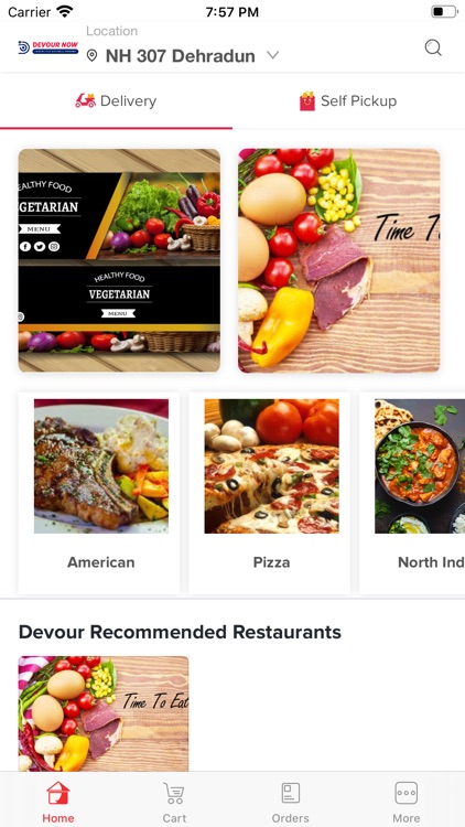 DevourNow Delivery-Reservation