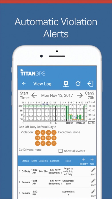 How to cancel & delete Titan GPS Electronic Logbook from iphone & ipad 3