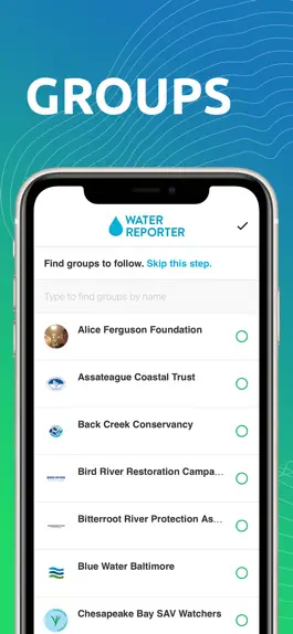 Game screenshot The Water Reporter apk