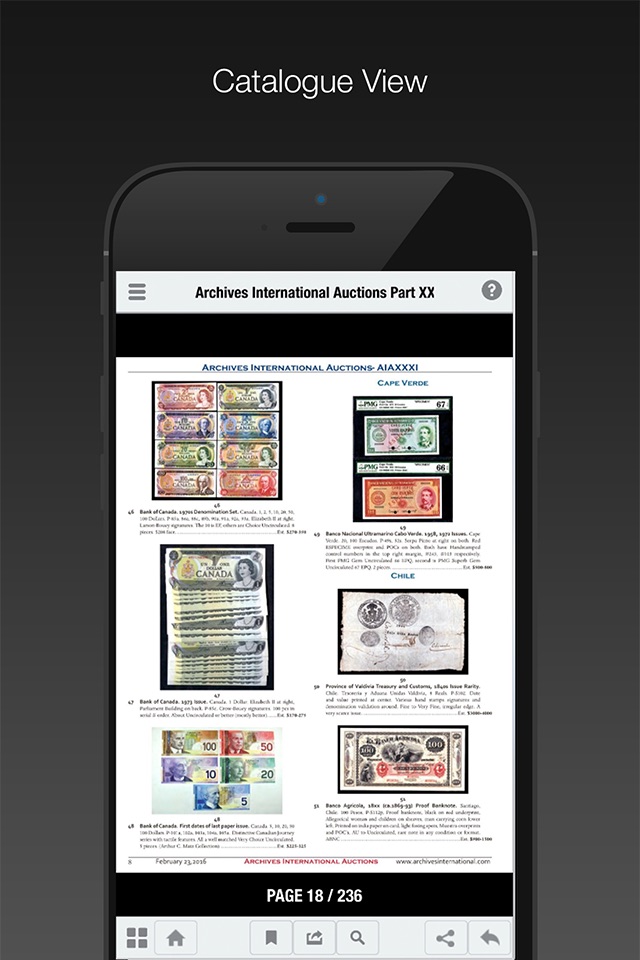 Archives International Auction screenshot 2