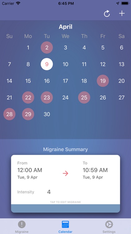 Lifegraph - Migraine Study