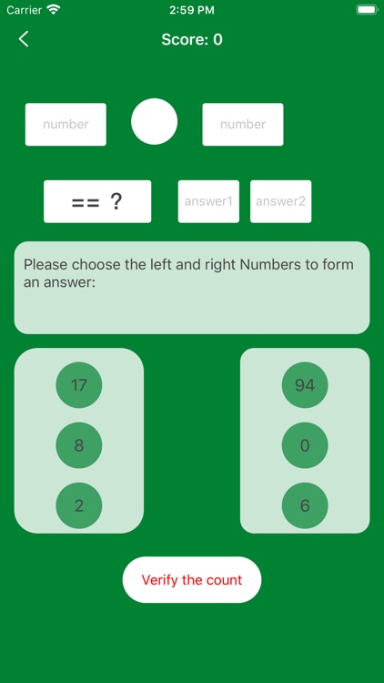 Calculate Combined Answer