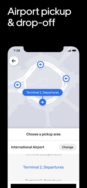 ‎Uber - Request a ride Screenshot