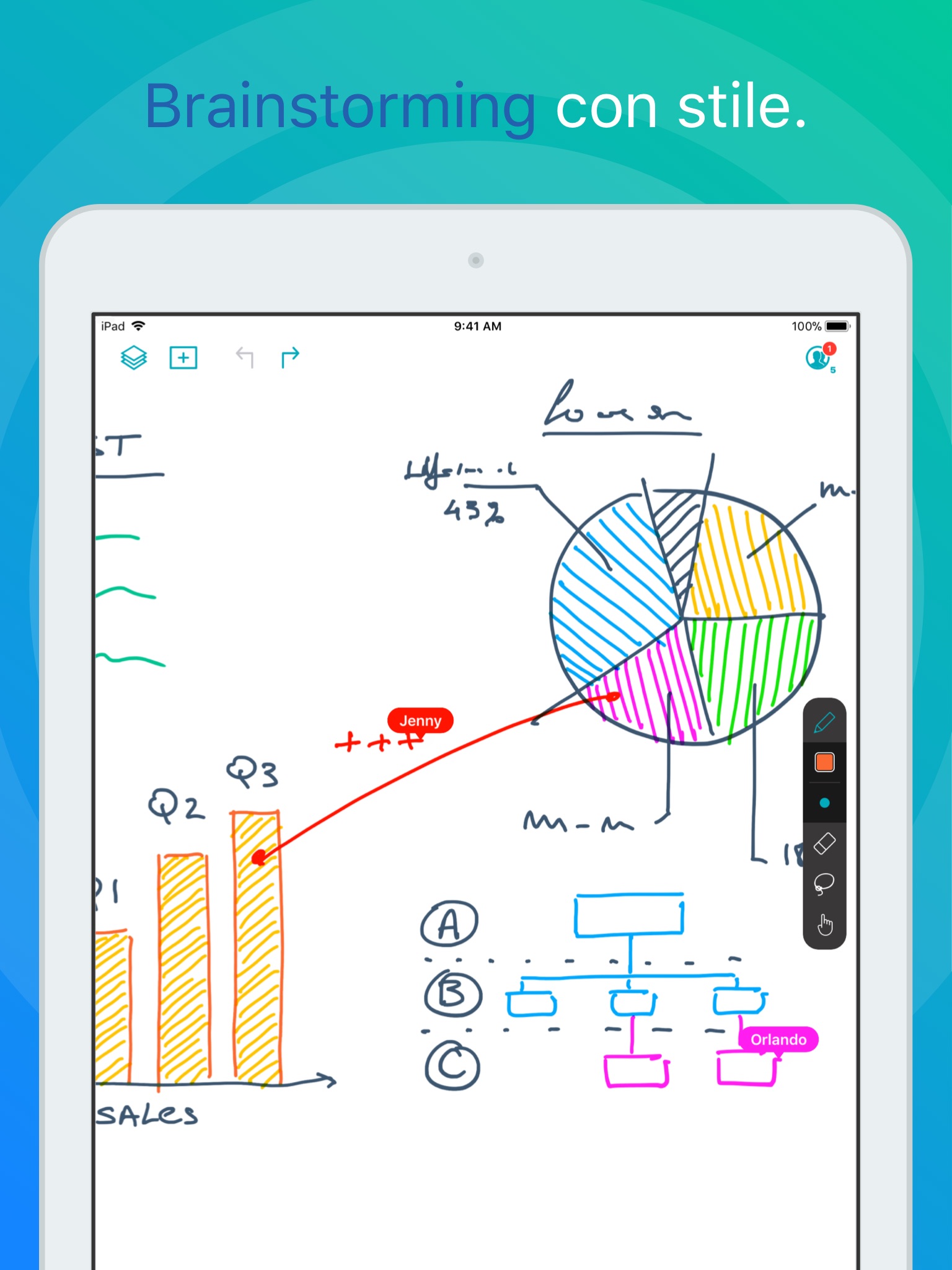 Inko › Whiteboard: Draw+Pencil screenshot 2