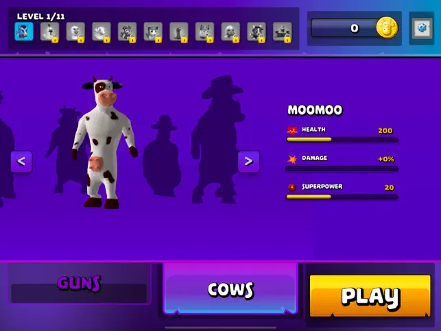 Battle Cow (BCU), game for IOS