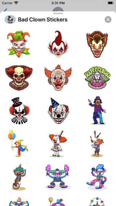 Bad Clown Stickers screenshot 3
