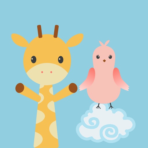 Giraffe and Bird Sticker Pack