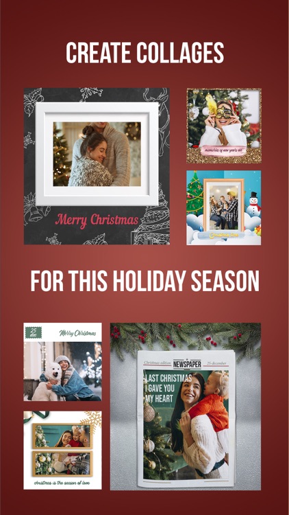 Christmas Frames Collage Maker