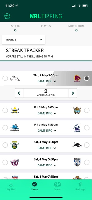 NRL Tipping(圖3)-速報App