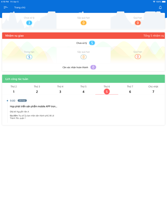 Screenshot #5 pour Văn phòng điện tử TPHCM