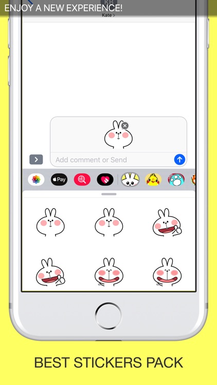 Lovely Rabbit Stickers Pro