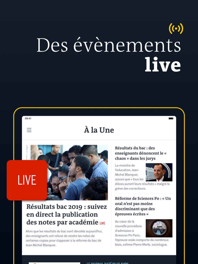 Le Monde, Actualités En Direct App For IPhone - Free Download Le Monde ...