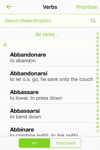 Conjuu - Italian Conjugation screenshot 3