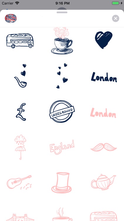 Love London Doodle Stickerpack