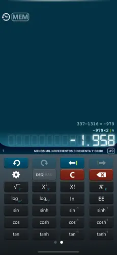 Screenshot 1 Calculadora HD+ iphone