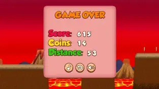 Screenshot 2 correr saltar aventura de lava iphone