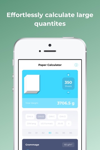 Paper Weight Calculator Pro screenshot 2
