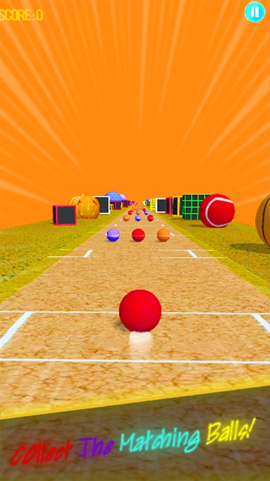Cricket Ball Rainbow Color screenshot 4
