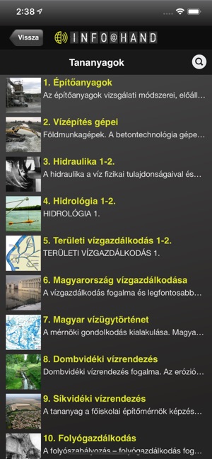 NKE-VTK Vízügyi Tudástár(圖6)-速報App