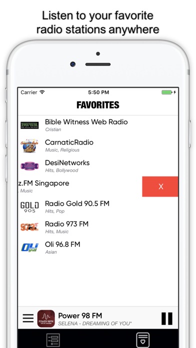 Radio Singapore : radios FM screenshot 2