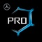 To use the full scope of Mercedes PRO connect, Mercedes PRO connect provides the drivers with a dedicated app