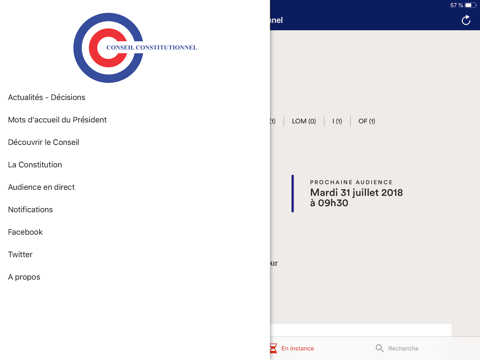 Conseil constitutionnel screenshot 3